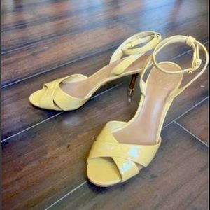 Tory Burch tan heels size 7